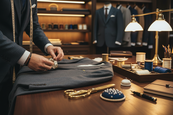 Master tailor at work